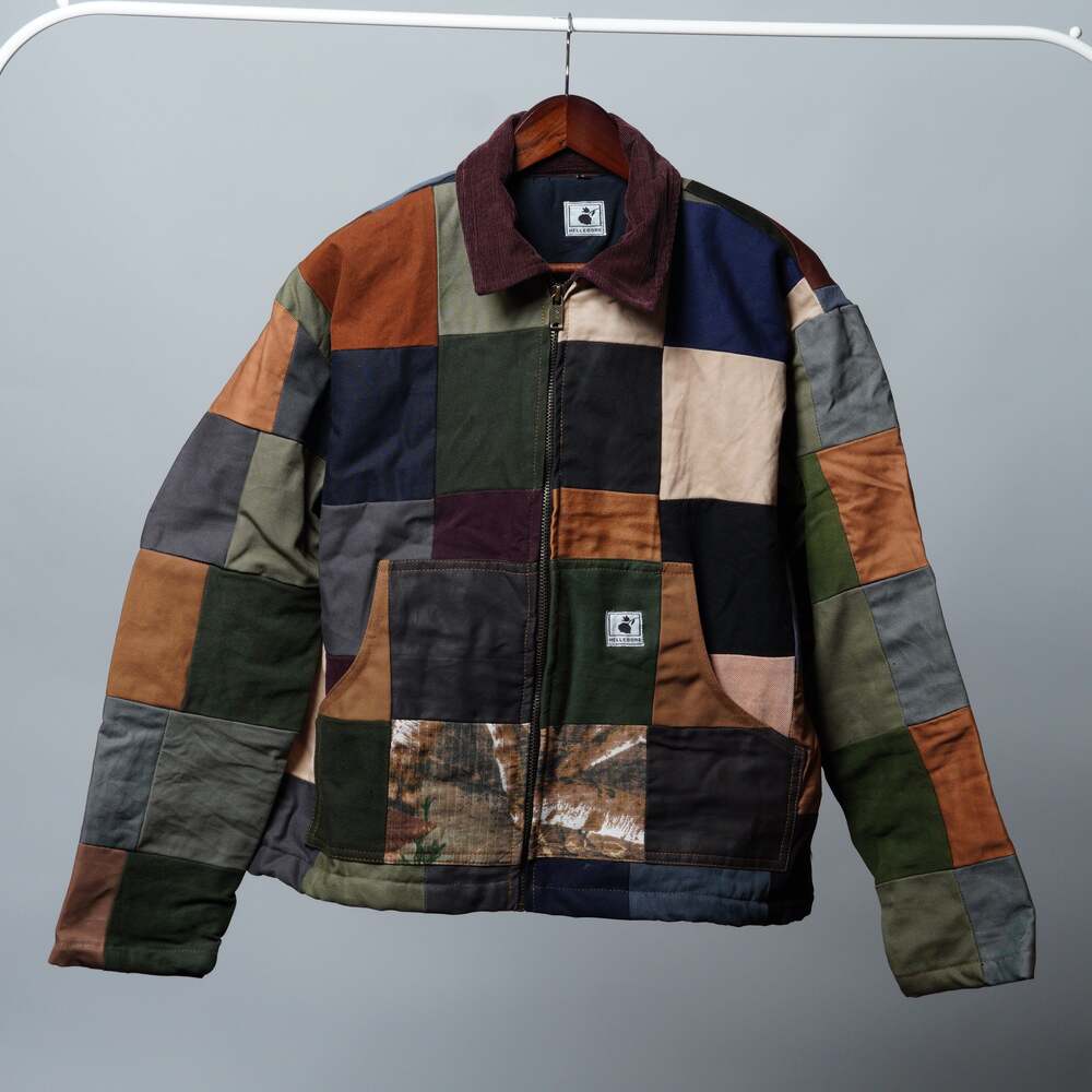 Upcycled Patchwork Jacket Size S